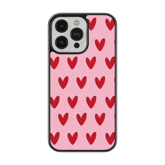 Carcasa Corazones Rojos