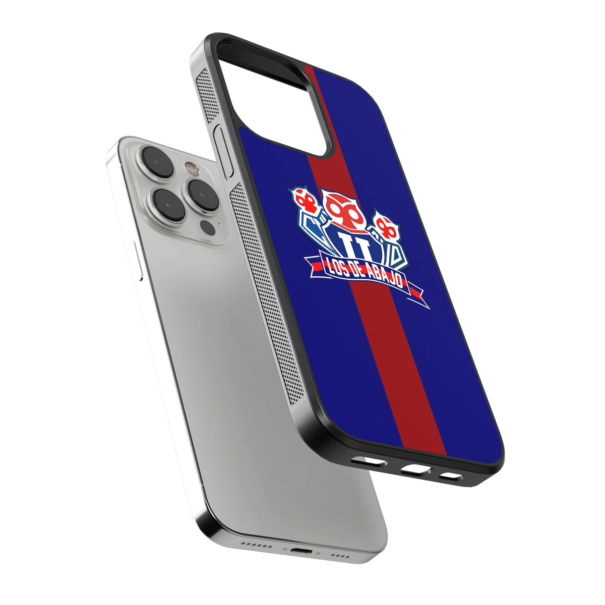 Carcasa Franja Azul y Roja